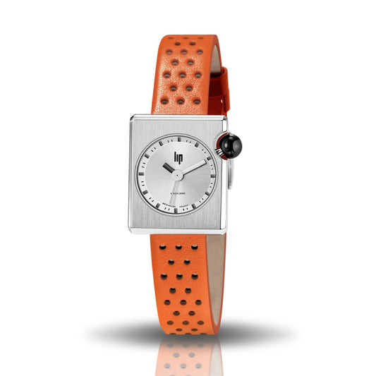 LIP - Montre Femme Mach 2000 Mini Square Orange - Pixies-Bijoux